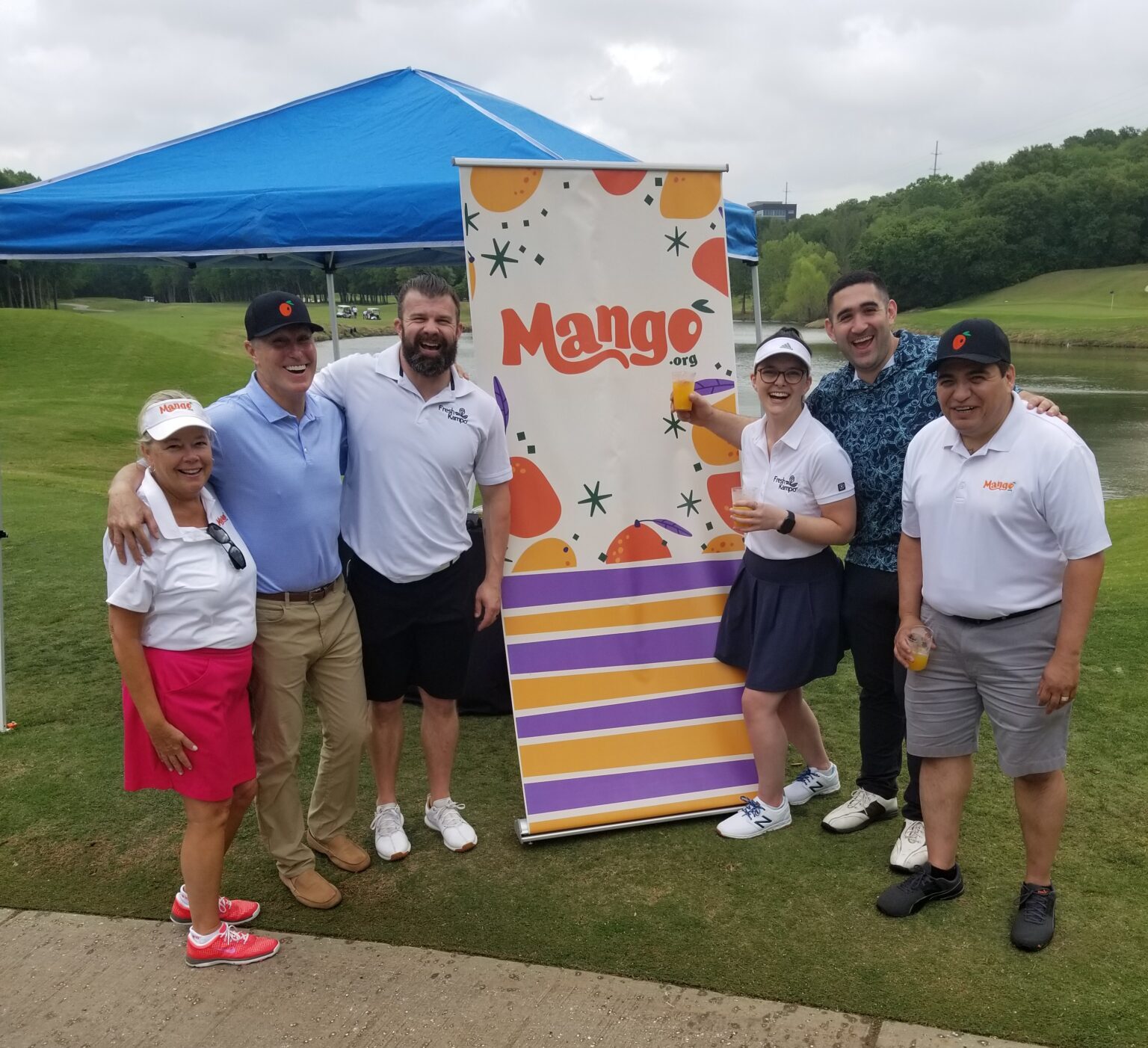 Mango Golf Pop-Up Booth