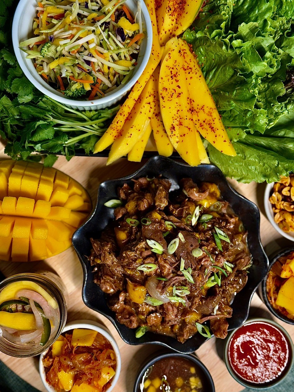 Mango Korean BBQ Bulgogi wraps