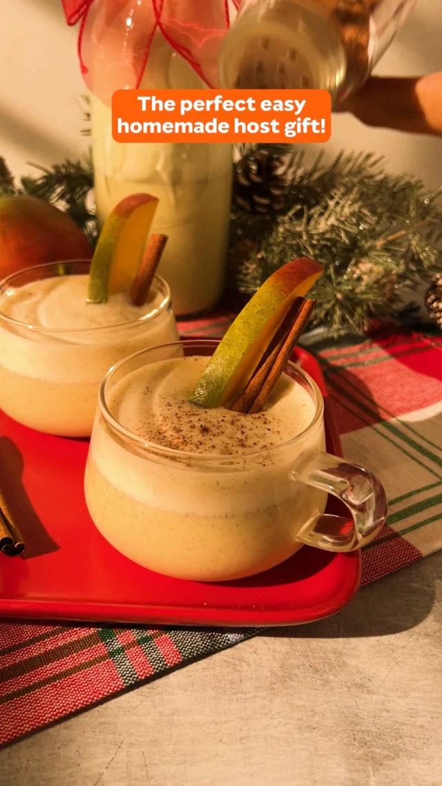 Homemade Mango Eggnog makes a fresh holiday host gift that’s even sweeter for you, as it’s so easy to do. 🥭 🎁

Check out recipe here: https://www.mango.org/recipes/mango-cinnamon-eggnog/

#mango #mangorecipeideas #eggnog #mangoeggnog