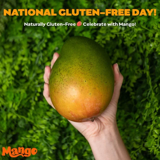 Happy National Gluten-Free Day! 🥭 

Mango is naturally gluten-free and adds a delicious twist to any dish. 

#GlutenFreeJoy #GlutenFree #Mango #NationalGlutenFreeDay