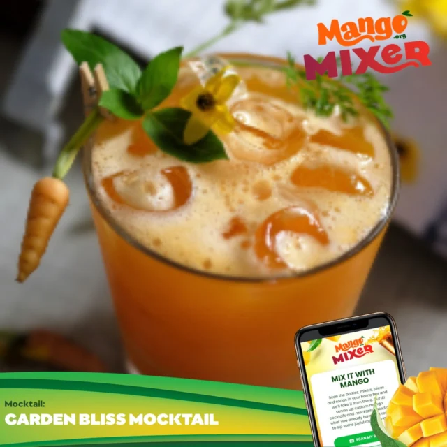 Friday's here! 🎉 

Need a delicious mocktail? Try the bright and refreshing Garden Bliss Mocktail! Unlock the recipe with our new Mango Mixer. 

Find the recipe link in bio! 

#GardenBliss #mango #mocktail
