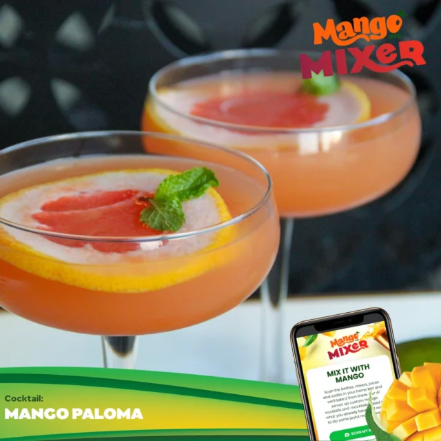 Your Friday forecast: 100% chance of Mango Palomas. 🥭✨We’re turning the classic Paloma into a mango masterpiece. Refreshment has never looked—or tasted—this good. #mango #mangomixer #cocktail