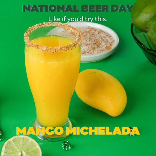 Cheers to National Beer Day with a tropical twist! 🍺🥭

Elevate your favorite Mexican lager with a Mango Michelada. It’s the perfect blend of sweet mango puree, zesty lime, and a spicy Tajín rim for the ultimate refreshing kick.

The Build:

* 🥭 Mango puree
* 🍺 Chilled Mexican lager
* 🍋‍🟩 Fresh lime juice
* 🌶️ Tajín & salt rim

👉 Save this to spice up your next happy hour!

#NationalBeerDay #MangoMichelada #BeerCocktails #MangoLover #Cheers