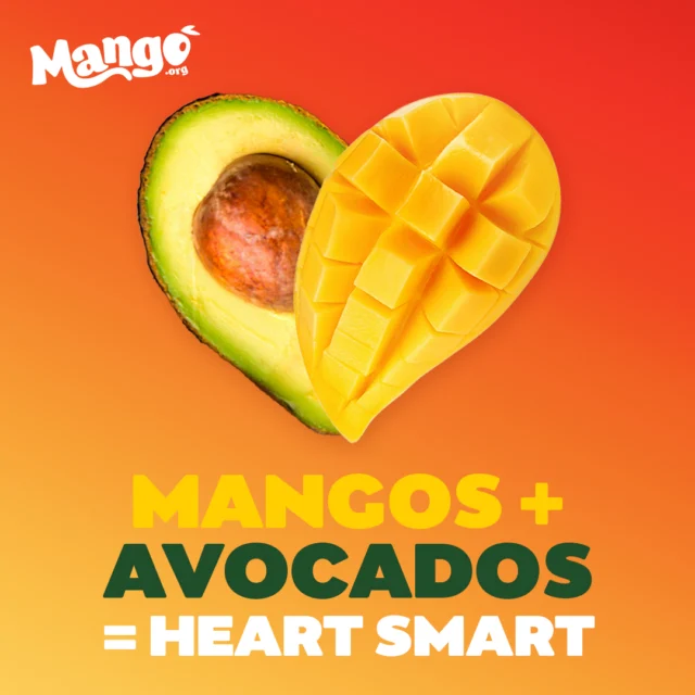 Talk about a naturally invigorating dynamic duo 🥭🥑 

Eating mango and avocado adds nutrient diversity to the diet, which supports overall health and especially heart health.