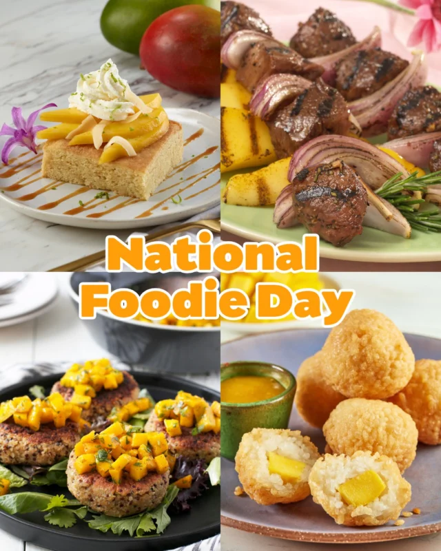 We're celebrating National Foodie Day today! Comment your favorite mango recipe🥭 

#NationalFoodieDay #MangoRecipe #MangoLover #NationalMangoBoard