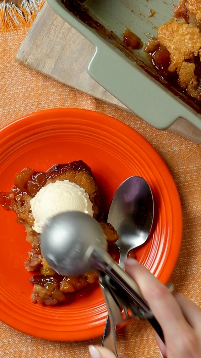 Summer dessert check☀️✅​

If it isn't warm mango banana cobbler topped with melting ice cream, we're not interested.