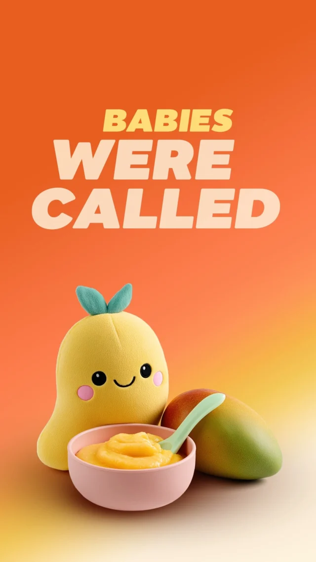 Guess what’s making tiny taste buds do the happy wiggle? With 20+ vitamins and minerals, mango has the nutrients parents want, and the taste babies will love. Take their word for it with this first taste of joy🥭🧡