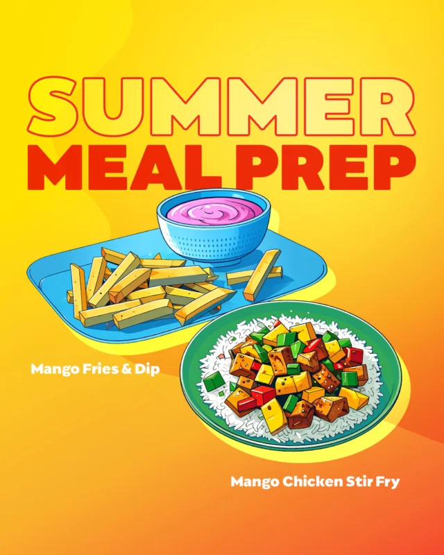 If summer really is for relaxing, then you’ll need these summer meal prep ideas: Easy Mango Chicken Stir Fry and Mango Fries and Dip

 Prep, chill, repeat 😎🥭​

#MangoMealPrep #SummerMealPrep #FreshMangoRecipes #MealPrepIdeas #HealthyRecipes